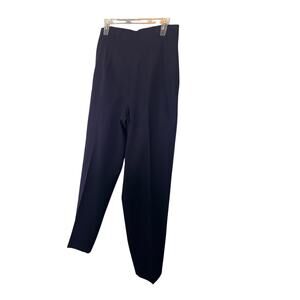 NWOT Gianni Women Navy Wool Pants Size 12.
